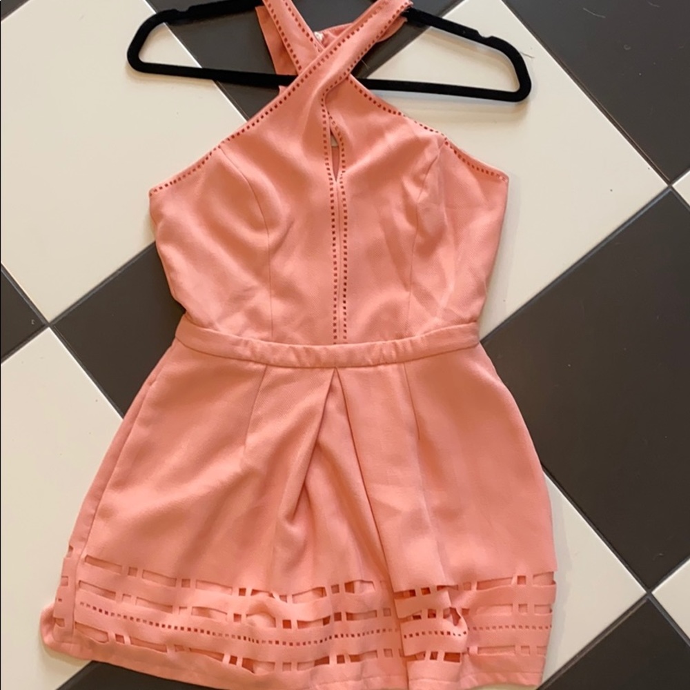 Pink romper Greylin